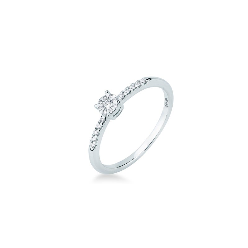 Anello solitario magic plus 0,11 ct