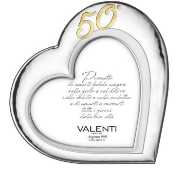Cornice  cuore 50° annivesario