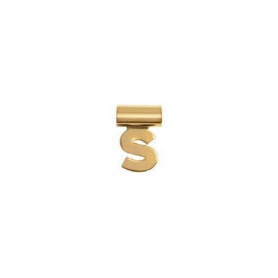 Seimia lettera s in oro giallo