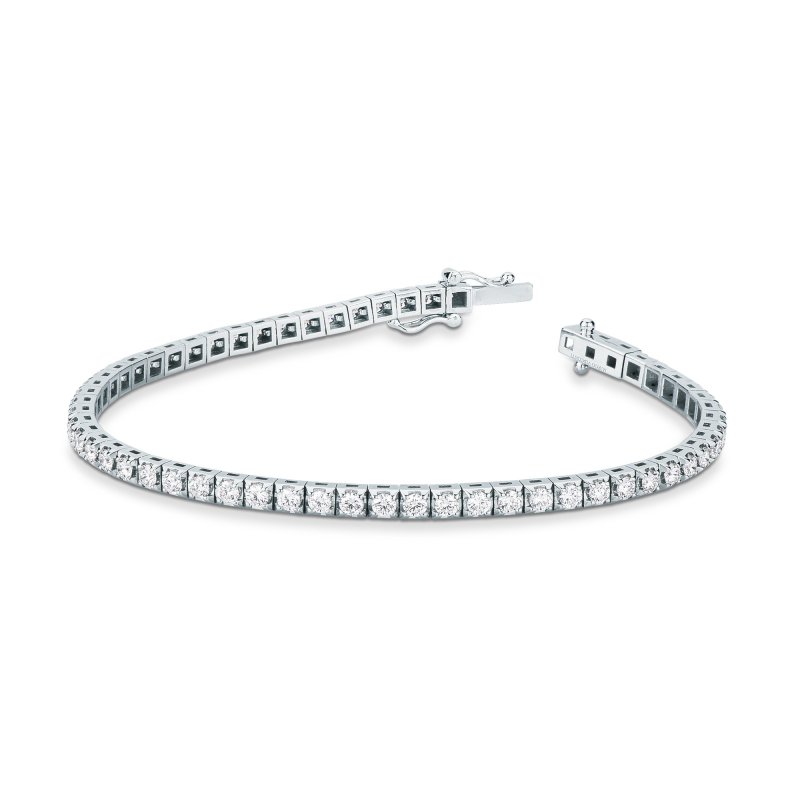 Bracciale tennis con brillanti 2,62 ct