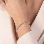 Bracciale tennis con brillanti 2,62 ct - Foto 2