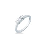 Anello trilogy 0,43 ct - Foto 1