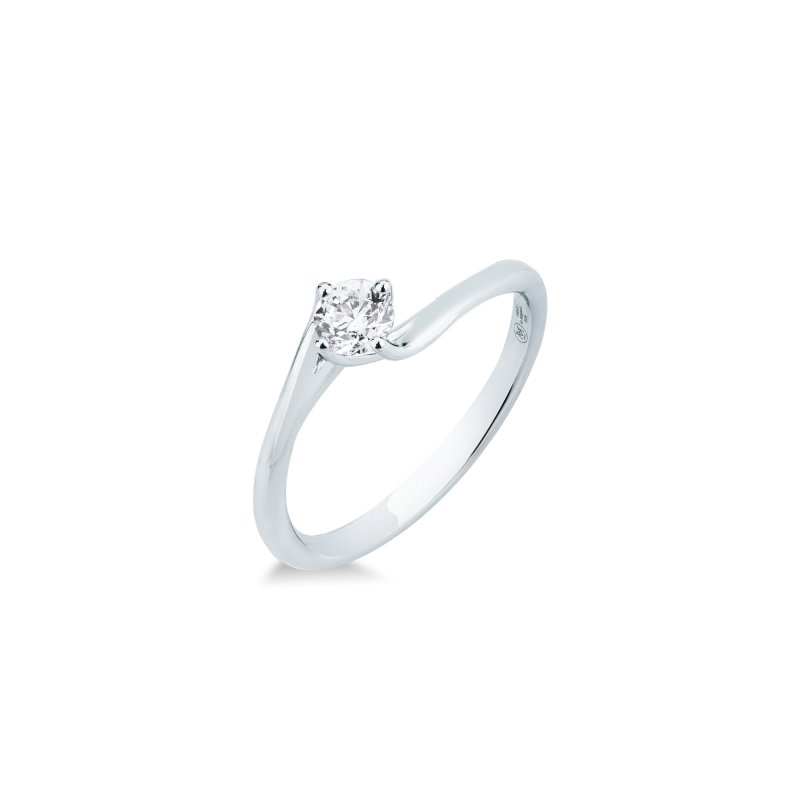 Anello solitario valentine 0,23 ct