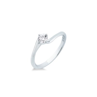 Anello solitario valentine 0,23 ct