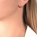 Orecchini punti luce 0,14 ct - Foto 2