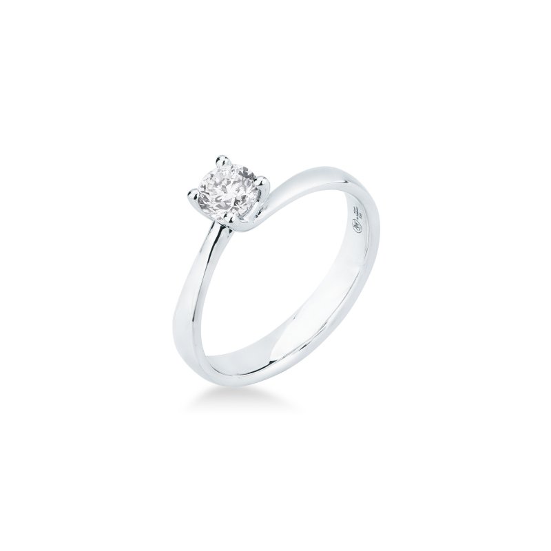 Anello solitario valentine 0,42 ct