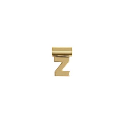 Seimia lettera z in oro giallo