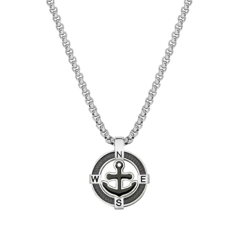 Collana manvision stones ancora bt