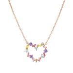 Collana colour wave mini con cuore multicolor rg - Foto 1
