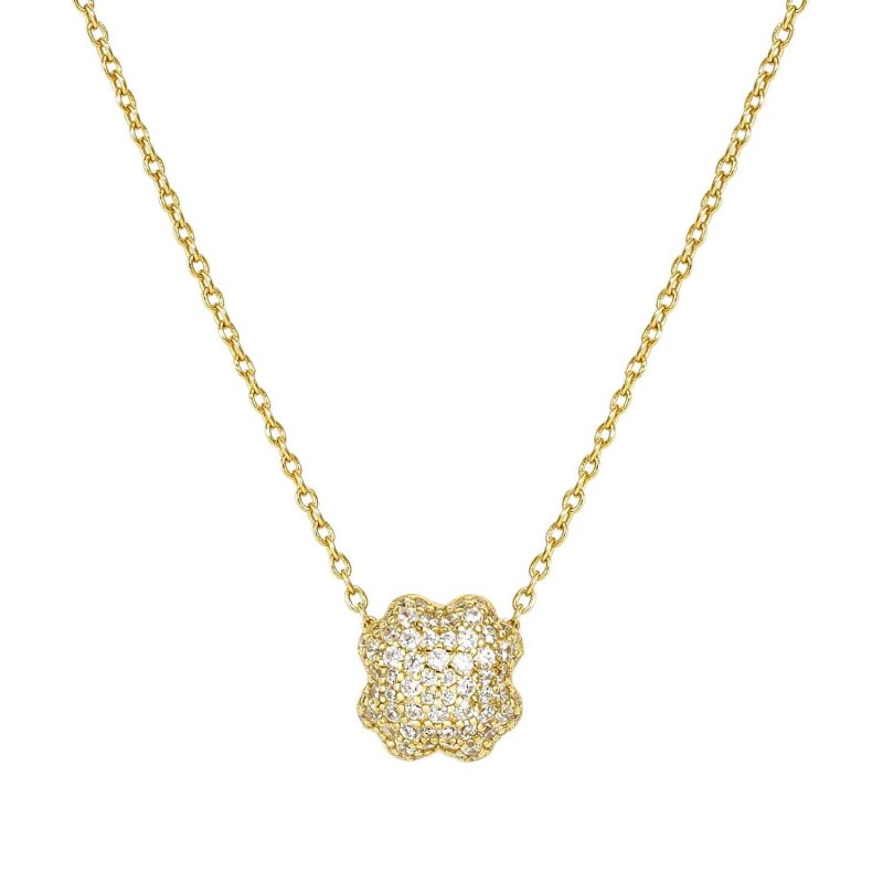 Collana lifepoetry con quadrifoglio gt
