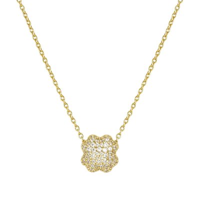Collana lifepoetry con quadrifoglio gt