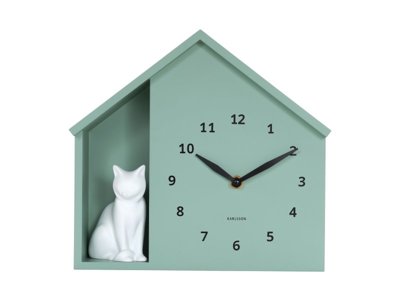 Sitting cat jade 27 cm
