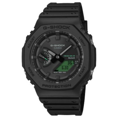 G-shock black electro green