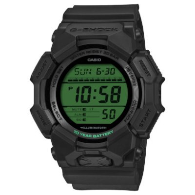 G-shock black electro green