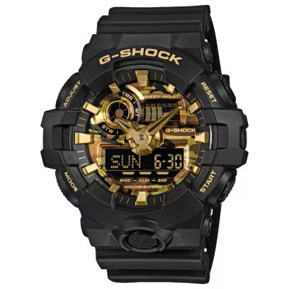 G-shock bold camo gold