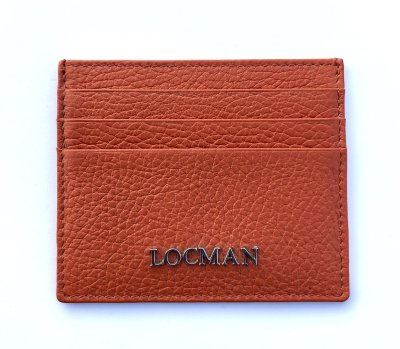 Pocket card color arancio