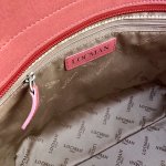 Borsa shopping in saffiano rosa corallo - Foto 5