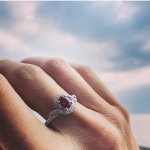 Anello fantasia con rubino e brillanti - Foto 4