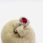 Anello fantasia con rubino e brillanti - Foto 2