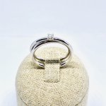 Doppia fede solitario 0,08 ct - Foto 1