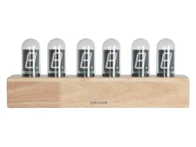 Cathode orologio da tavolo a led oak