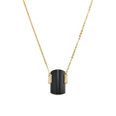 Girocollo premium gt con pietra nera
