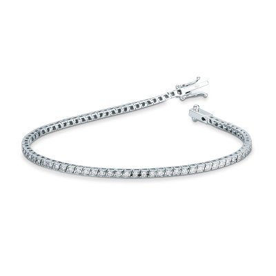 Bracciale tennis lapidato con brillanti 0,72 ct