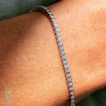 Bracciale tennis lapidato con brillanti 0,72 ct - Foto 6