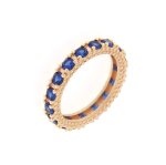 Anello mini marrakech zirconi blu - Foto 2