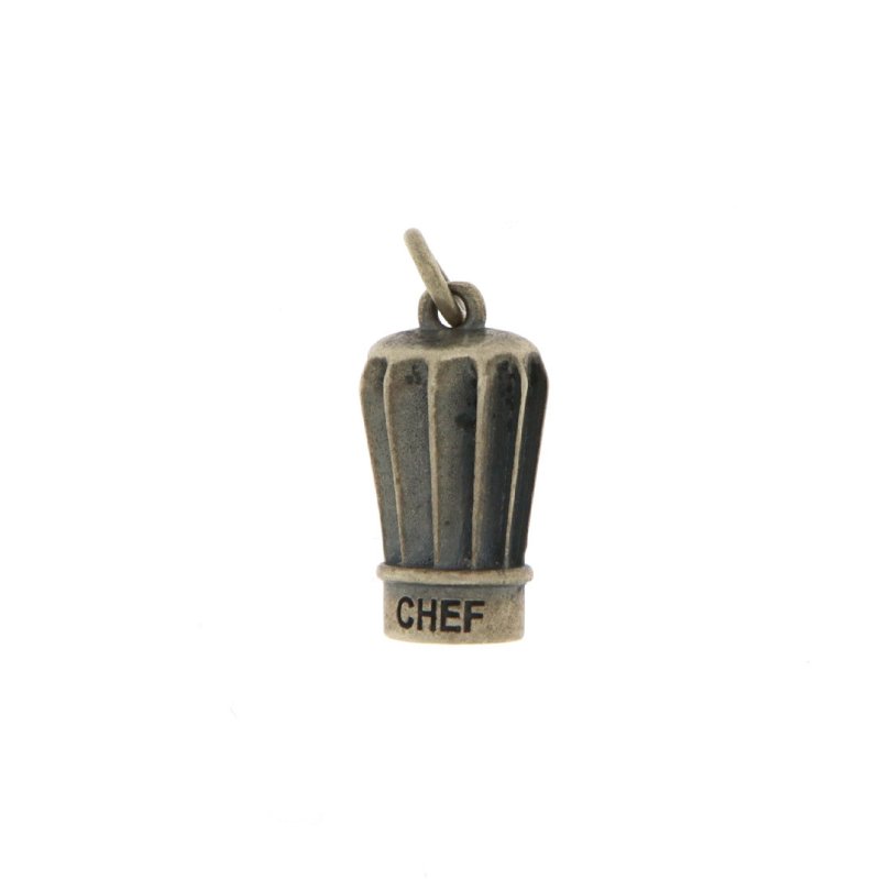 Ciondolo cappello chef in argento