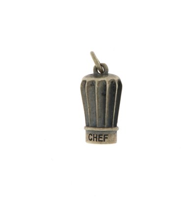Ciondolo cappello chef in argento