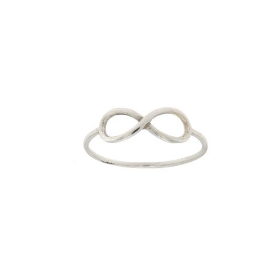 Anellino infinito in oro bianco