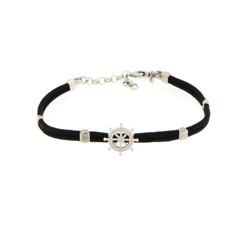 Bracciale timone con sagola nera