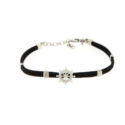 Bracciale timone con sagola nera