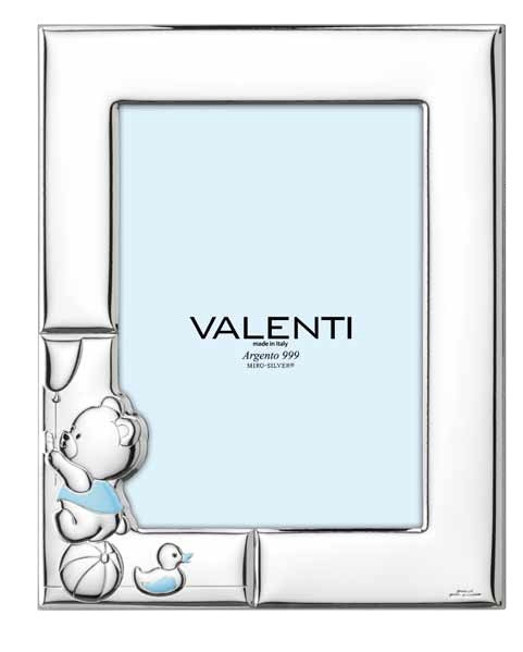 Cornice bimbo orsetto palloncino 13x18 cm