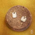 Ciondolo quadrato in oro e zirconi - Foto 2