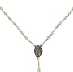 Rosario in argento con pendente - Foto 2