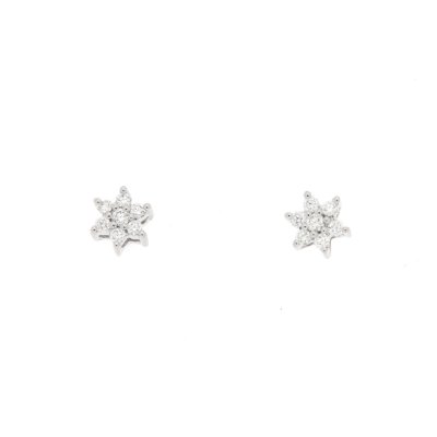 Orecchini a stella magic 0,12 ct