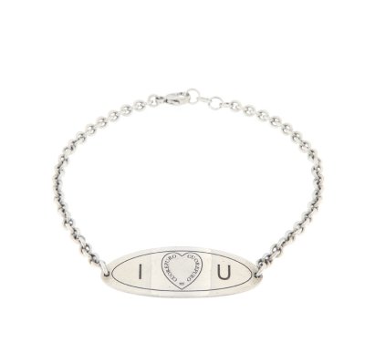 Bracciale abbracci uomo ovale i love u
