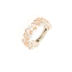 Anello nova argento pietre champagne - Foto 2