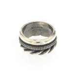 Anello triplo in argento brunito - Foto 3