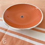 Centrotavola raggi 21cm arancio metal - Foto 2