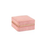 Portagioie in velluto rosa cipria - Foto 2
