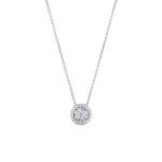 Girocollo magic tondo con brillanti 0,19 ct - Foto 1