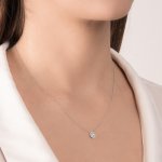 Girocollo magic tondo con brillanti 0,19 ct - Foto 2