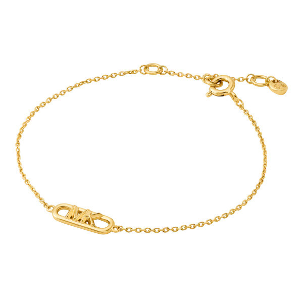 Bracciale link in argento dorato