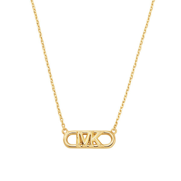 Girocollo link in argento dorato