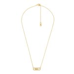 Girocollo link in argento dorato - Foto 2