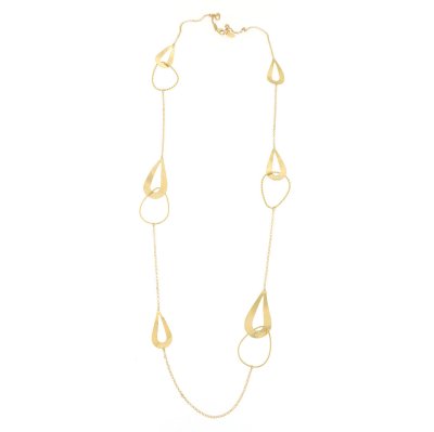 Collana gocce in oro giallo
