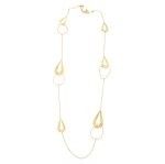 Collana gocce in oro giallo - Foto 1